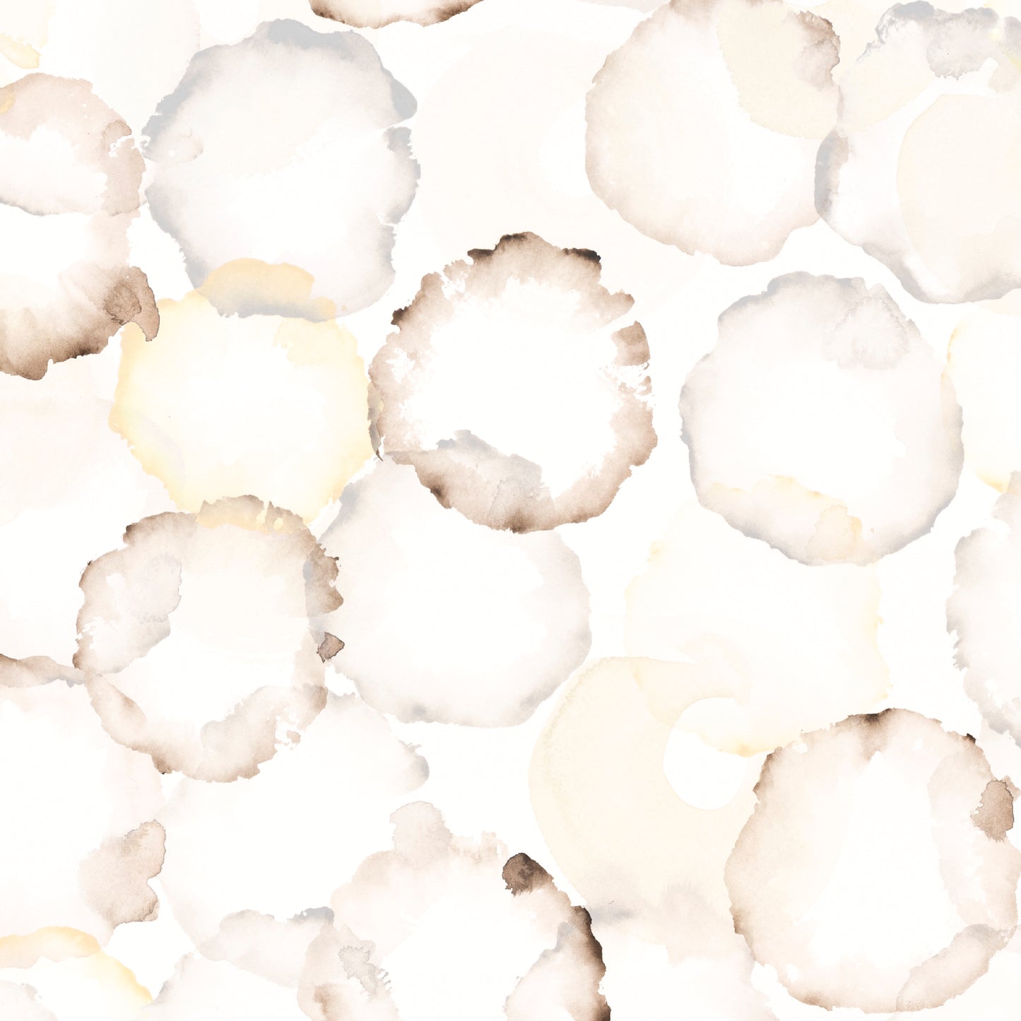 Pattern of white and beige abstract shapes on a light background