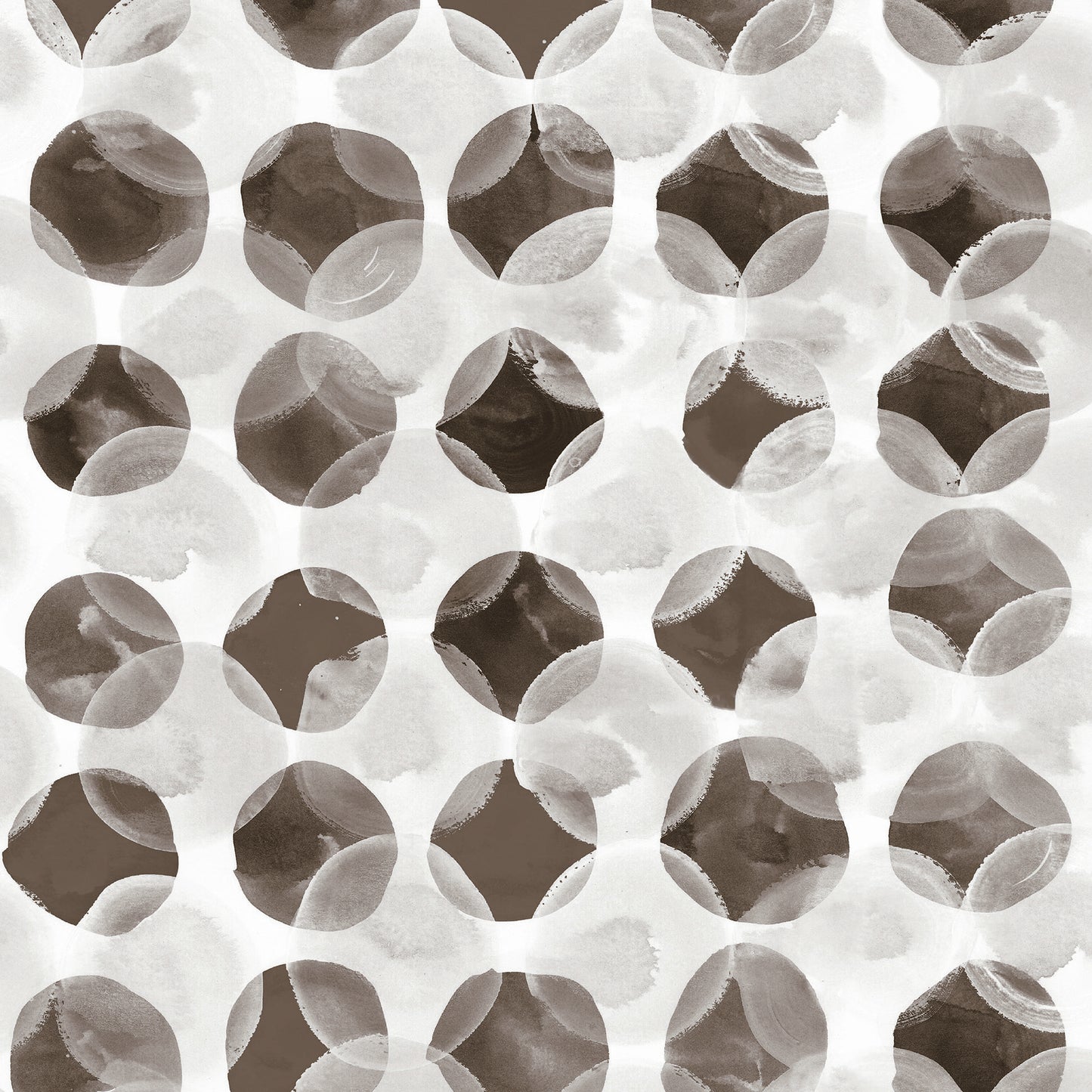 Pattern of brown and white geometric shapes on a white background