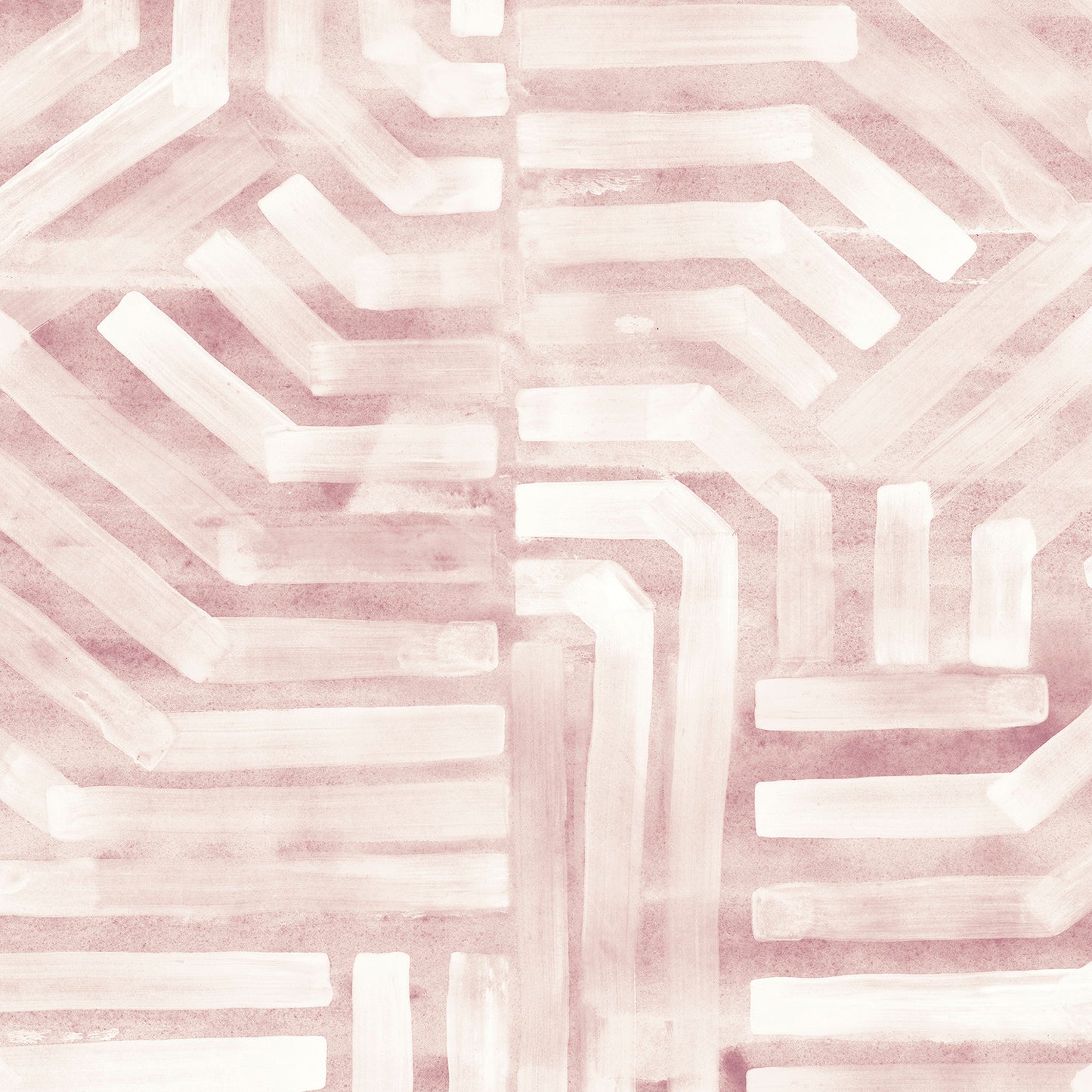 Geometric pattern with pink and white lines on a textured background