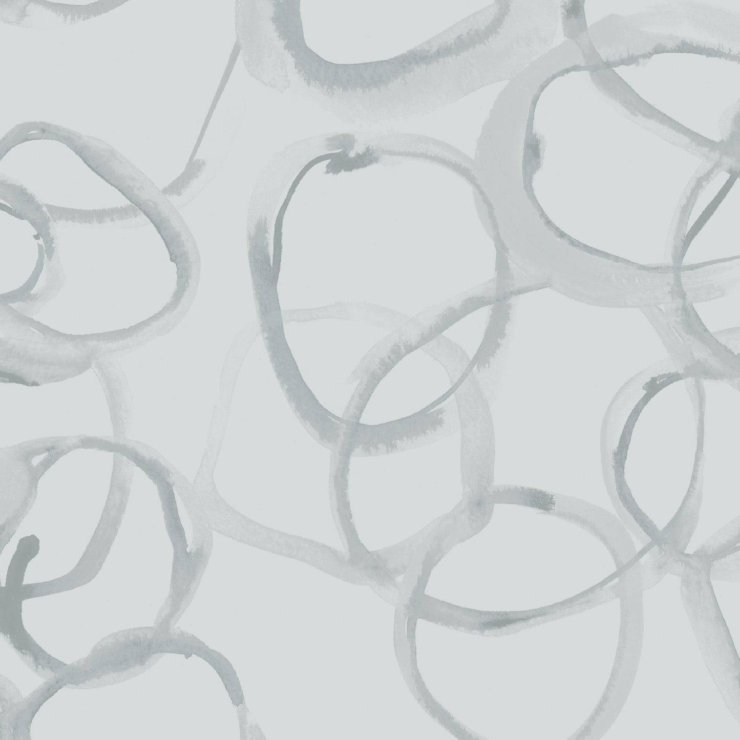 Abstract pattern of interconnected shapes on a light gray background