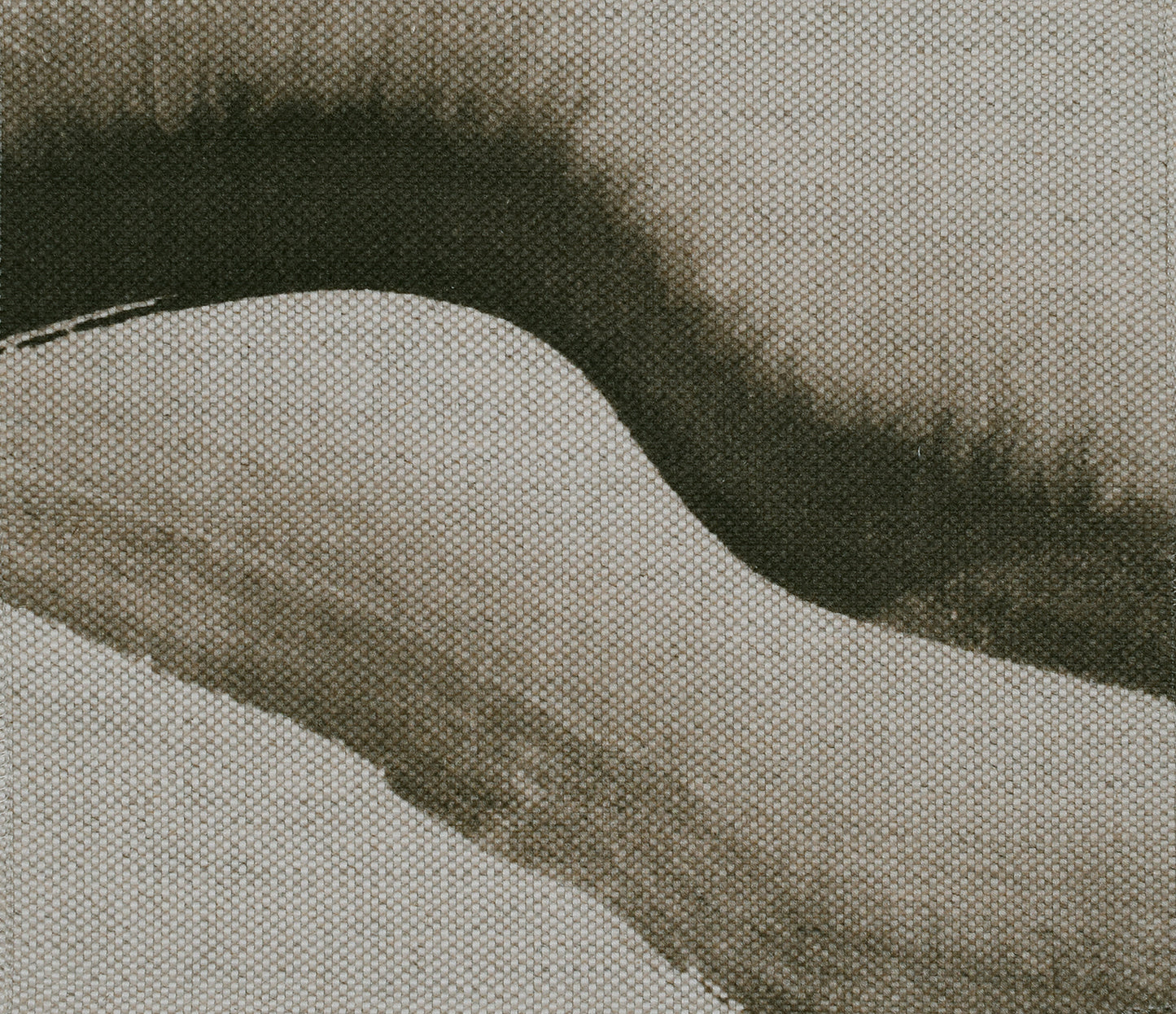 Brown brushstroke pattern on beige background