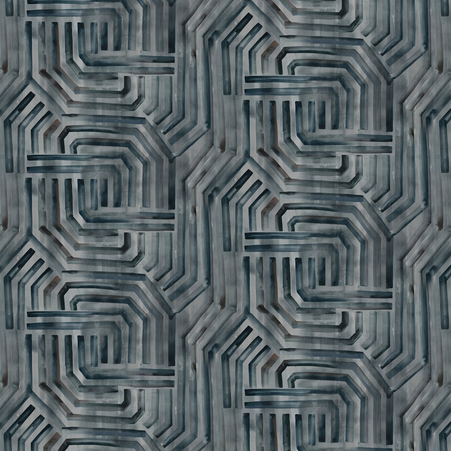 Geometric patterned lines in gray tones