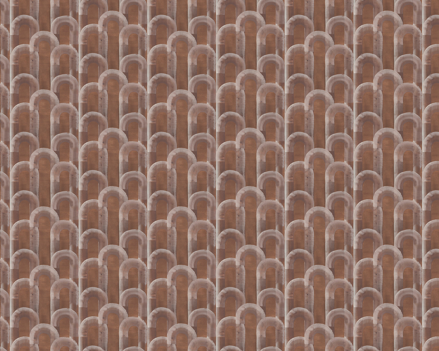 Brown and beige arch pattern