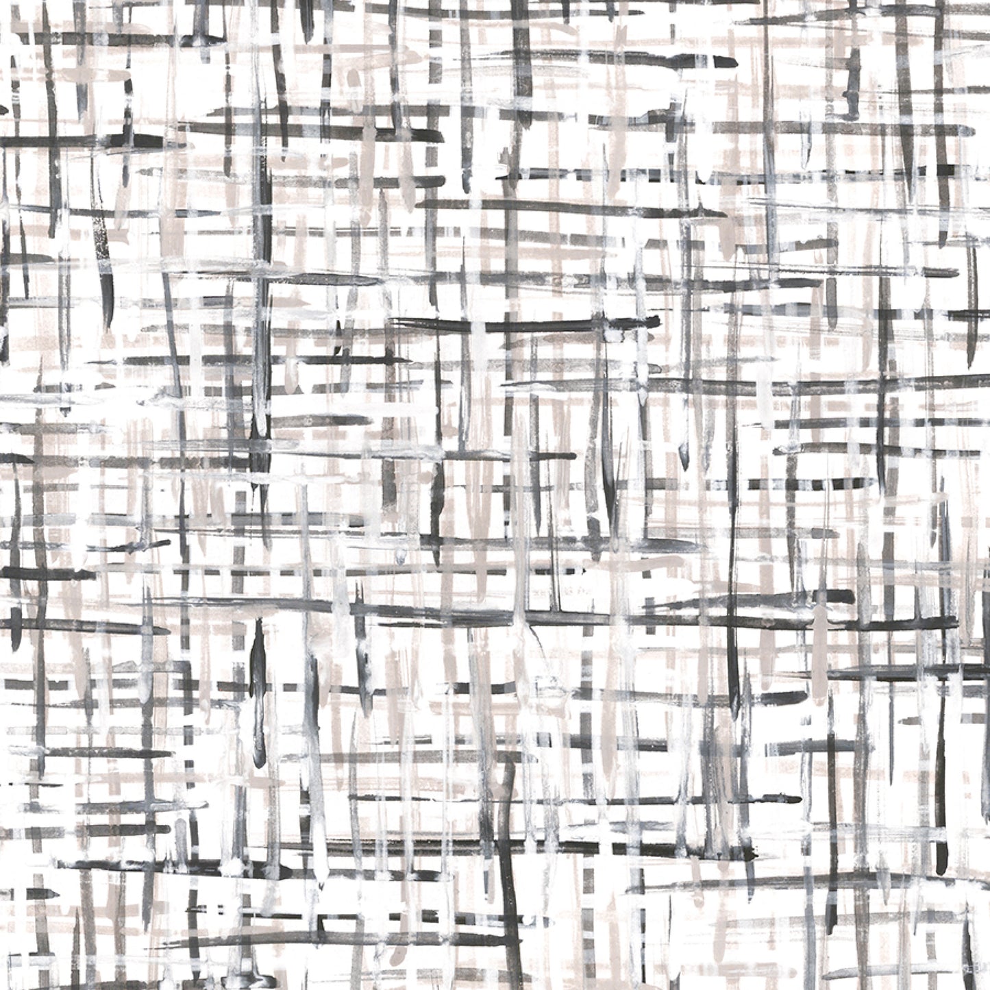 Abstract pattern of black and gray lines on a white background