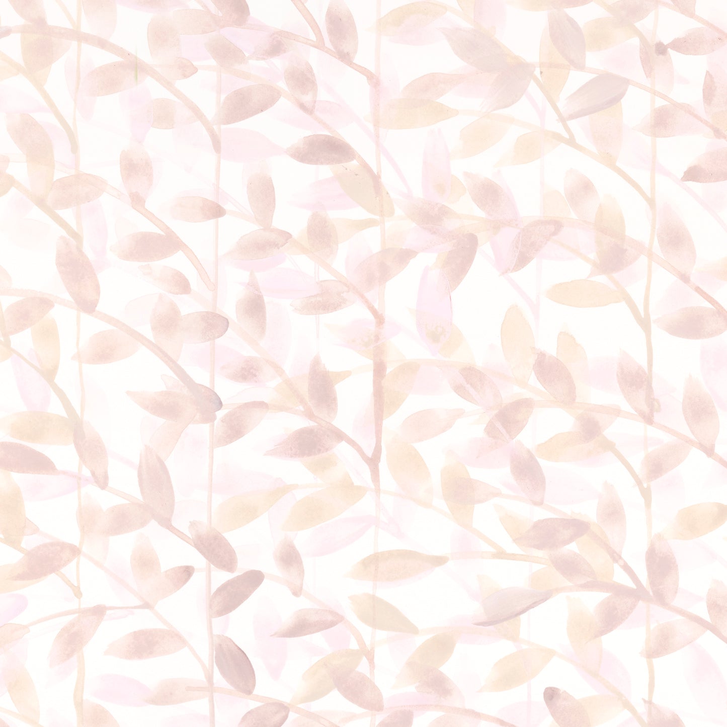 Light pink leaf pattern on a white background