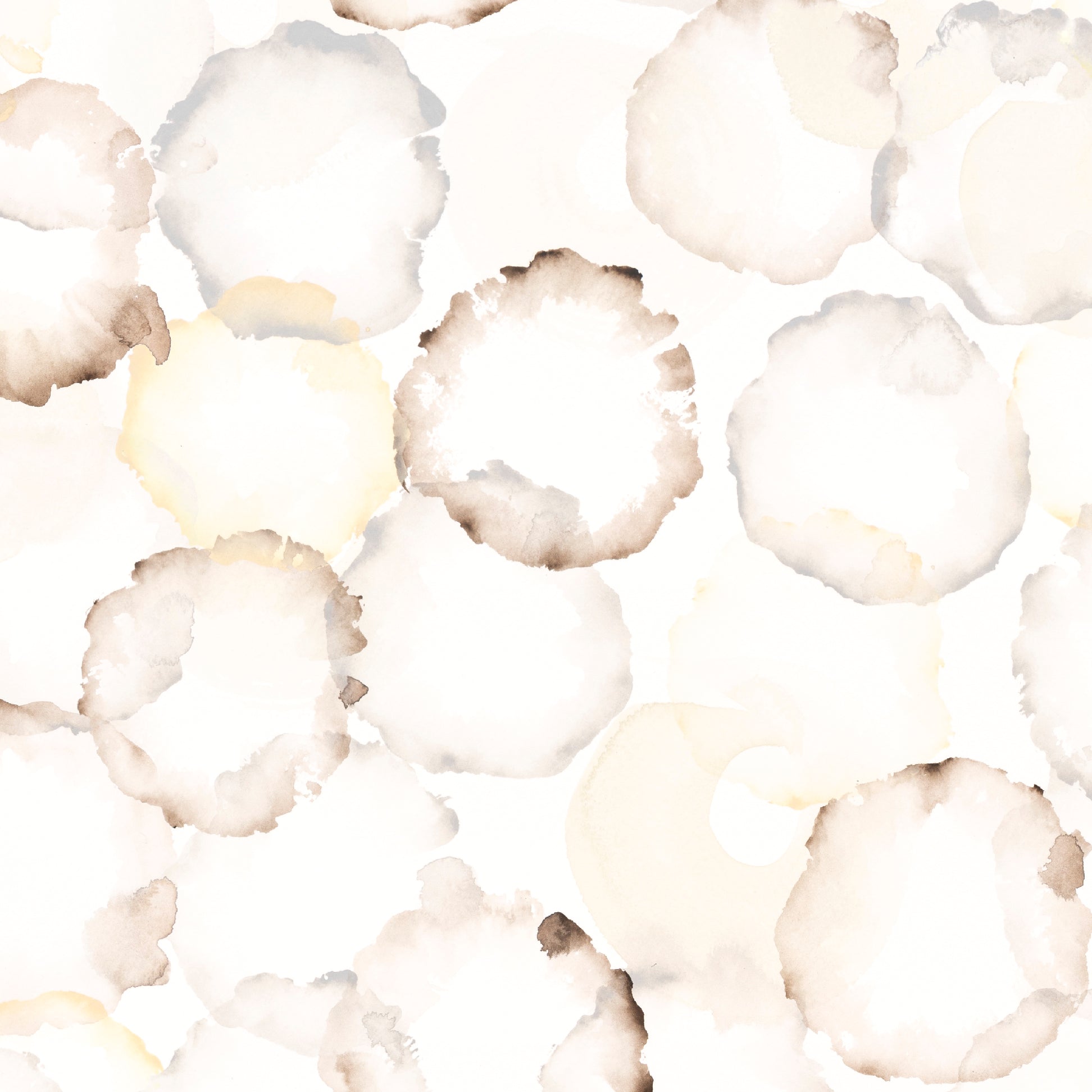 Pattern of white and beige abstract shapes on a light background