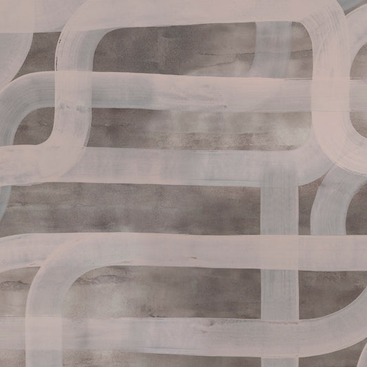 Abstract pattern of curved lines on a brown background