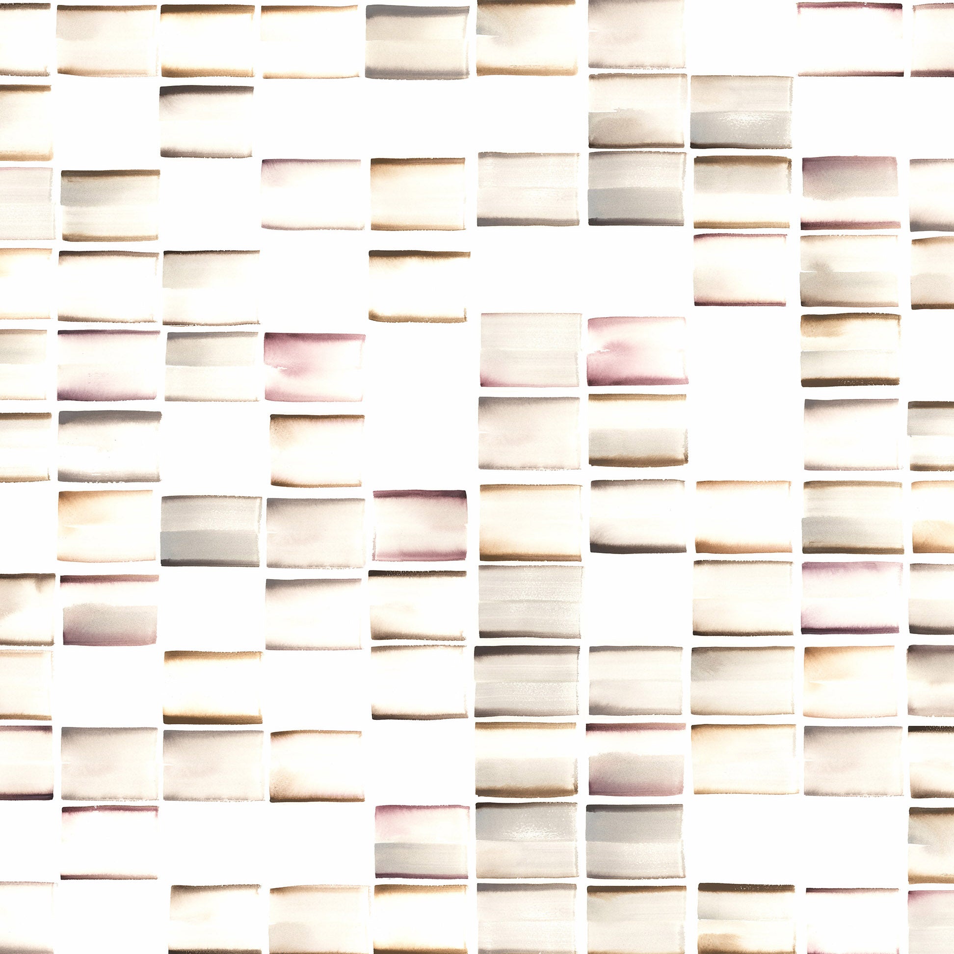 Pattern of tan rectangular tiles in a grid on a white background