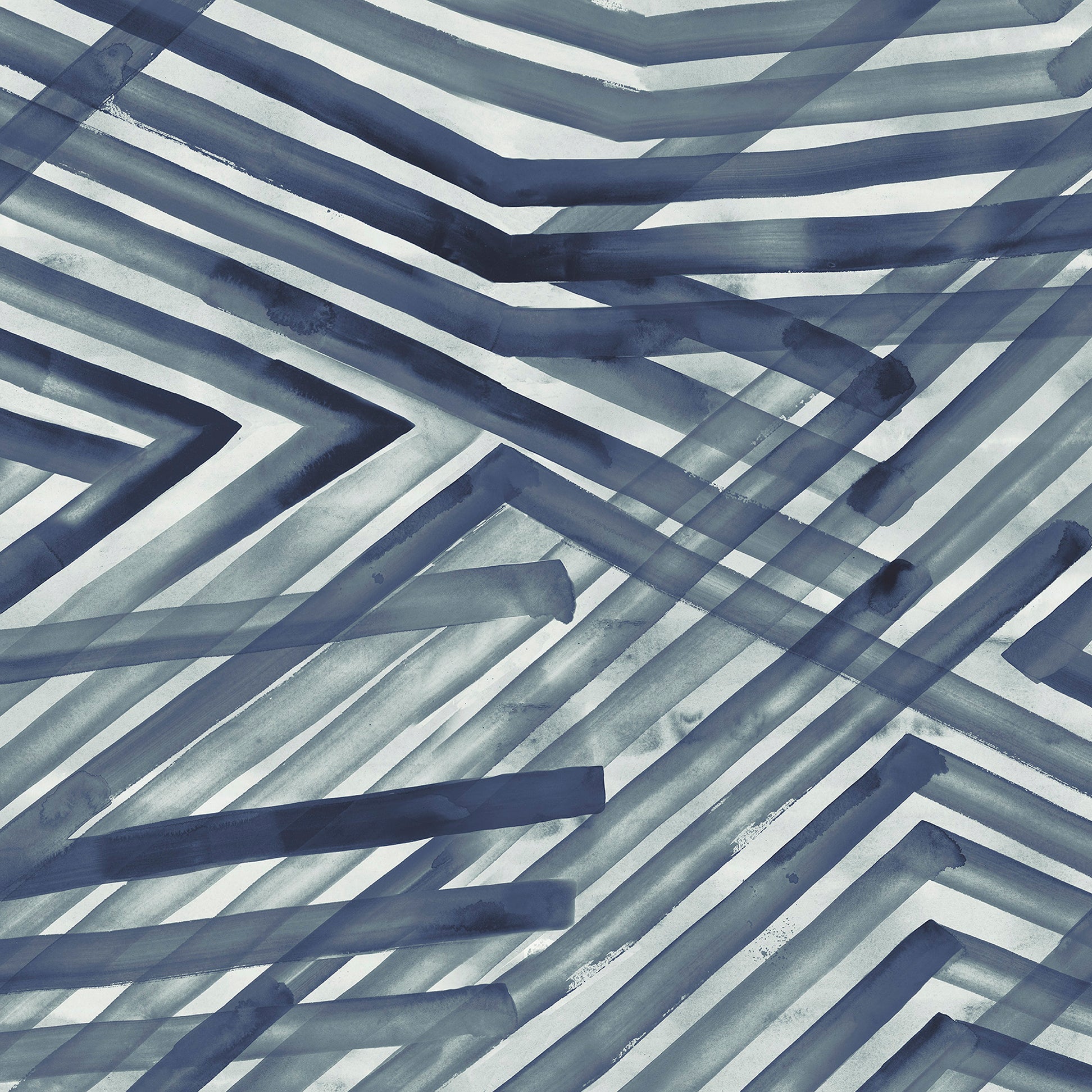 Abstract pattern of blue and gray lines on a textured background