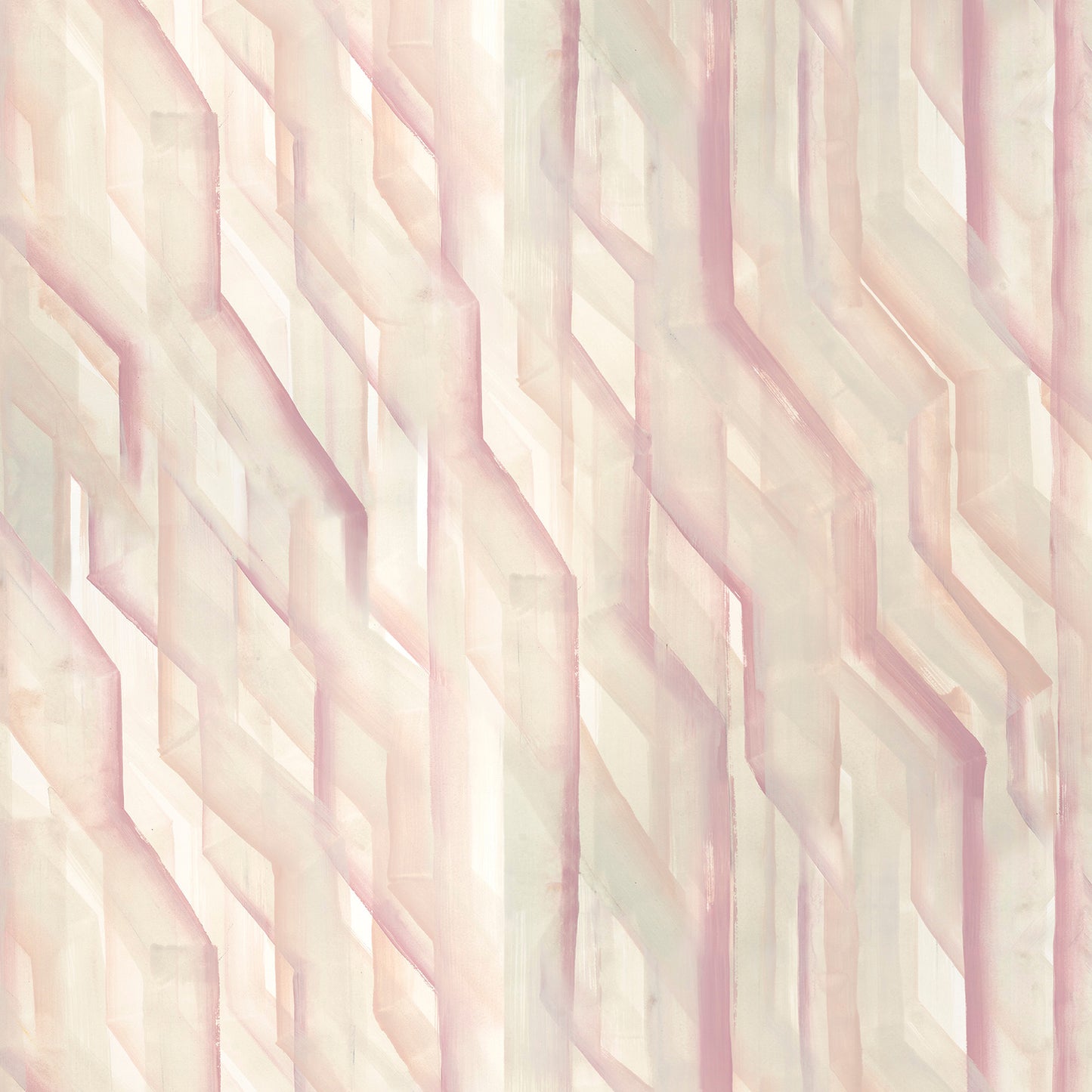 Pastel pink and white geometric pattern