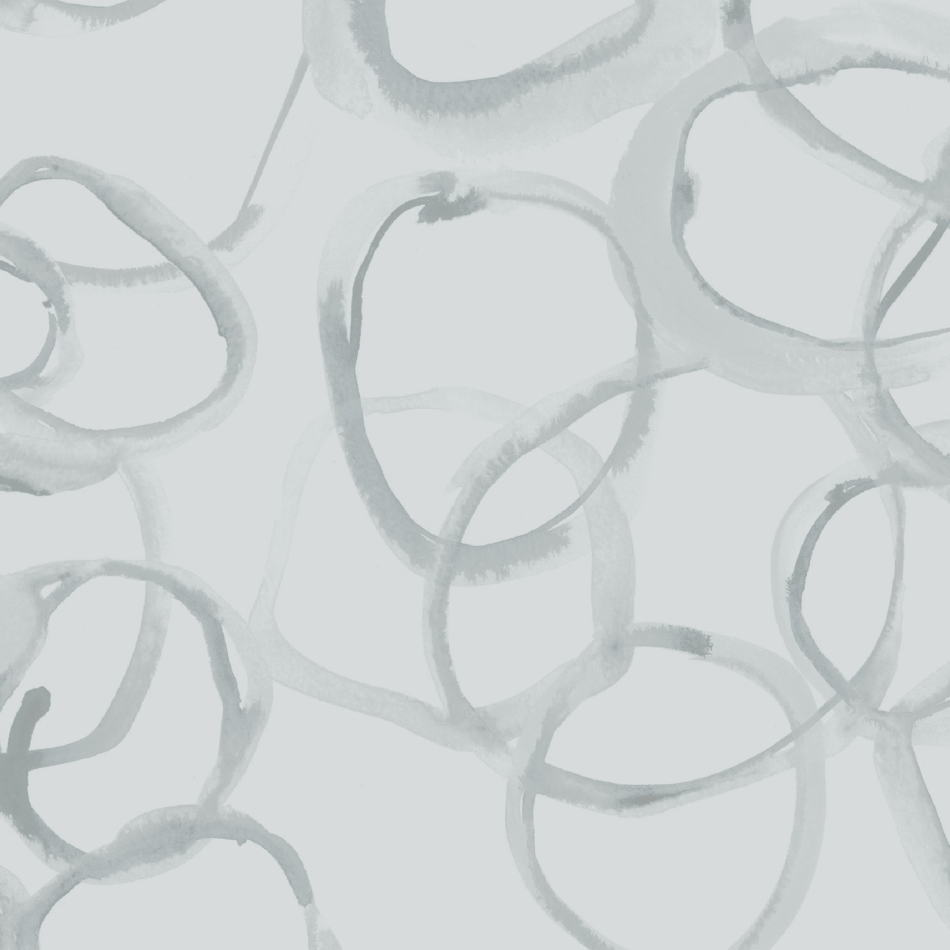 Abstract pattern of interconnected shapes on a light gray background