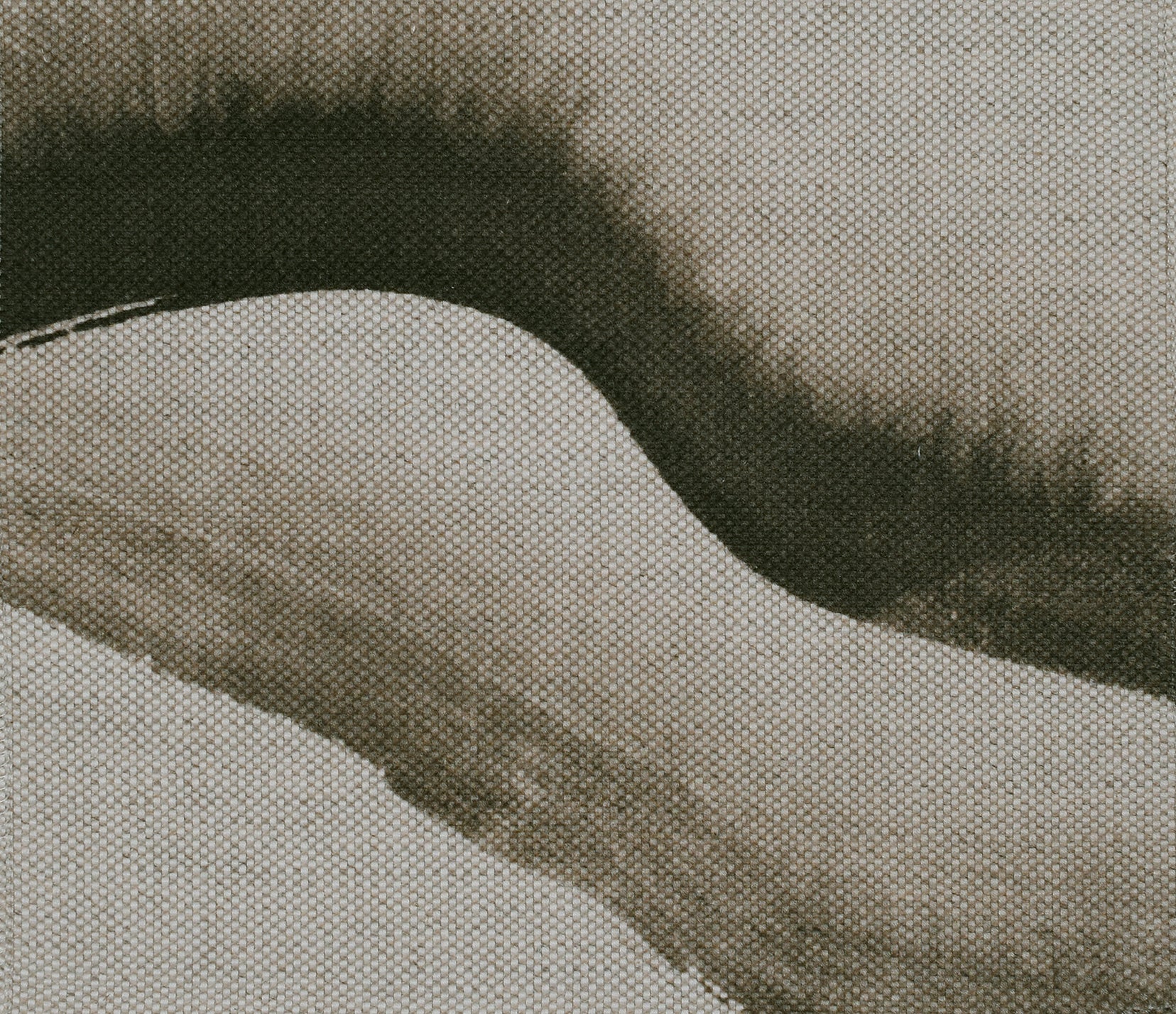 Brown brushstroke pattern on beige background
