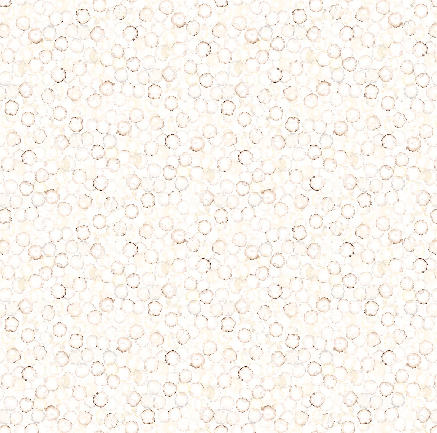 Brown neutral circle pattern on white background