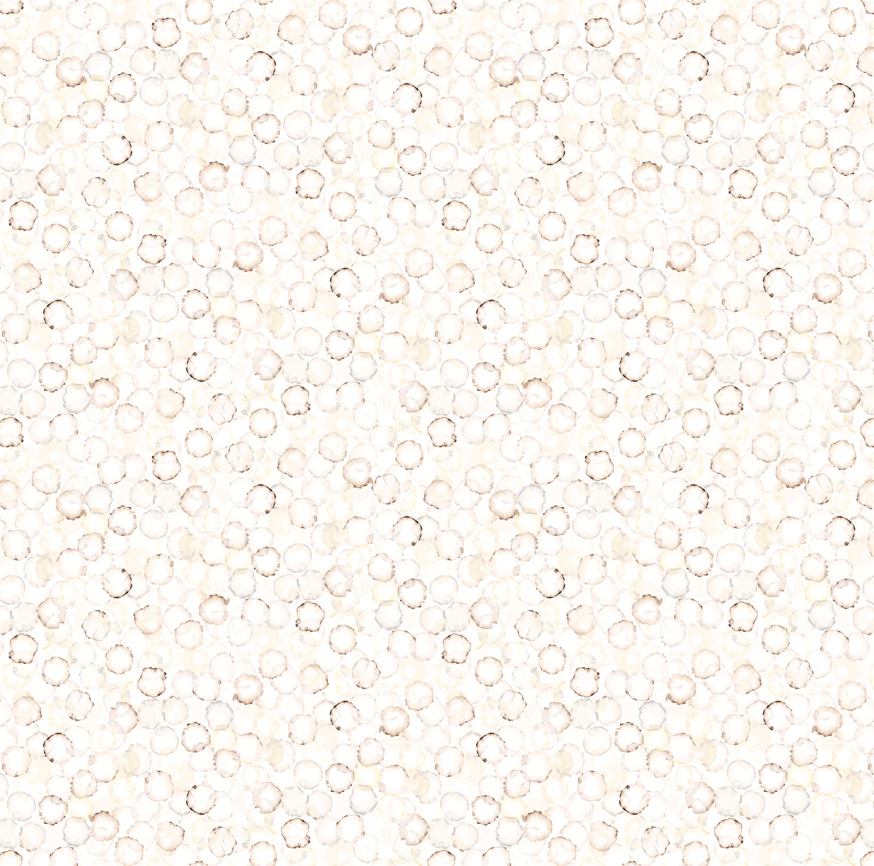 Brown neutral circle pattern on white background