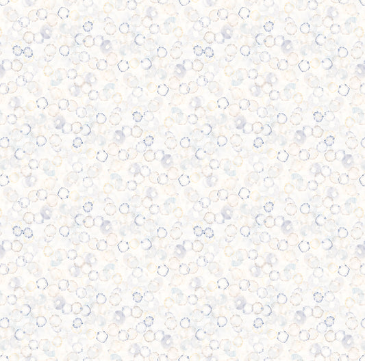Blue circle pattern on white background
