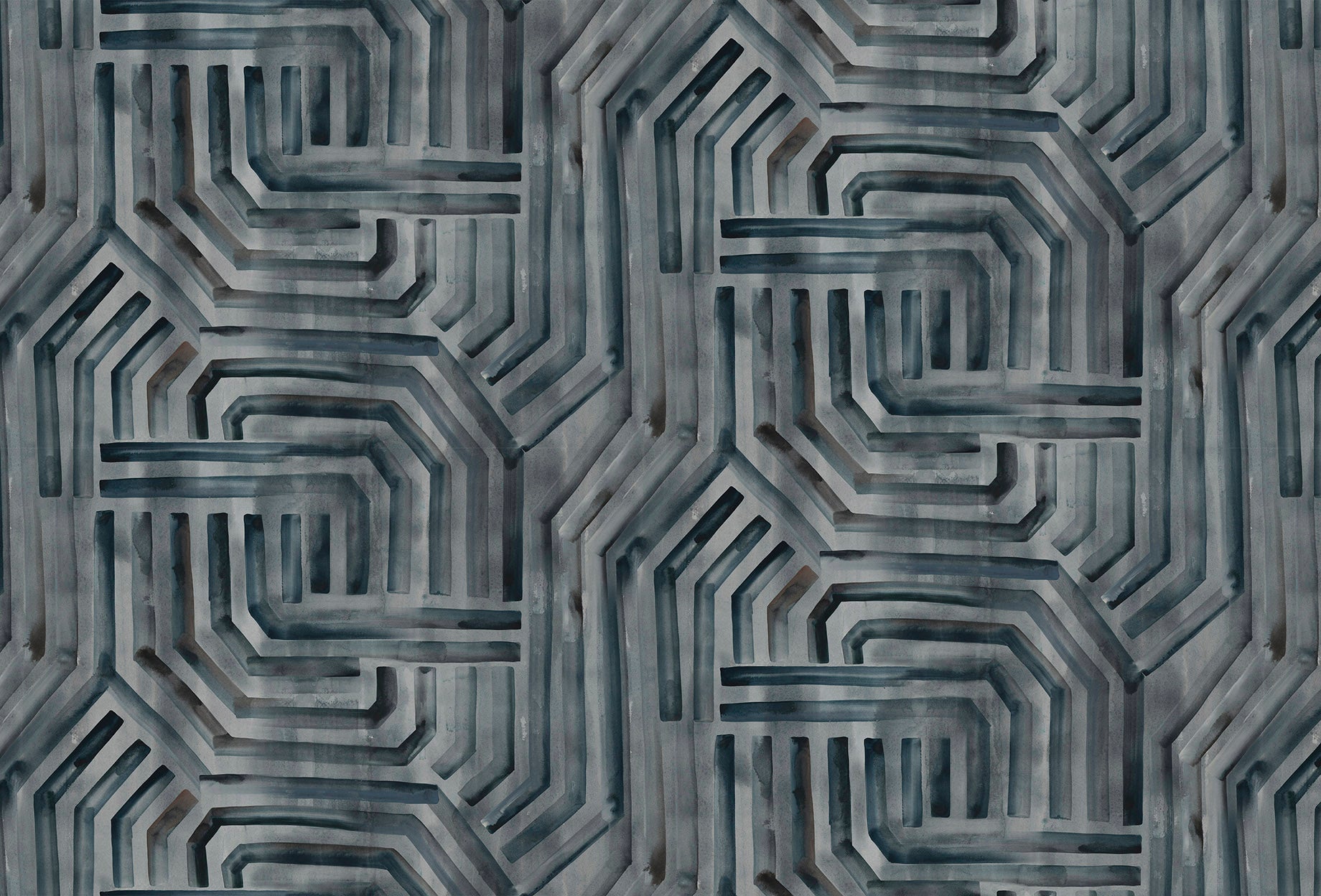 Geometric linear pattern in gray tones