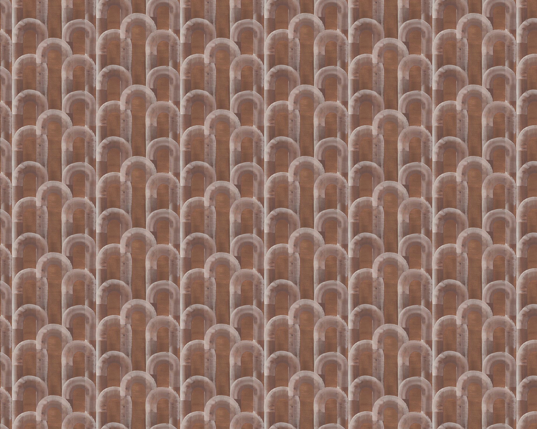 Brown and beige arch pattern