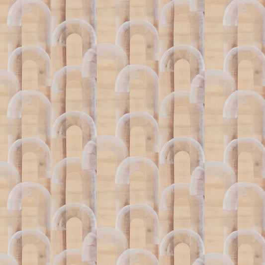 Pattern arches on beige background