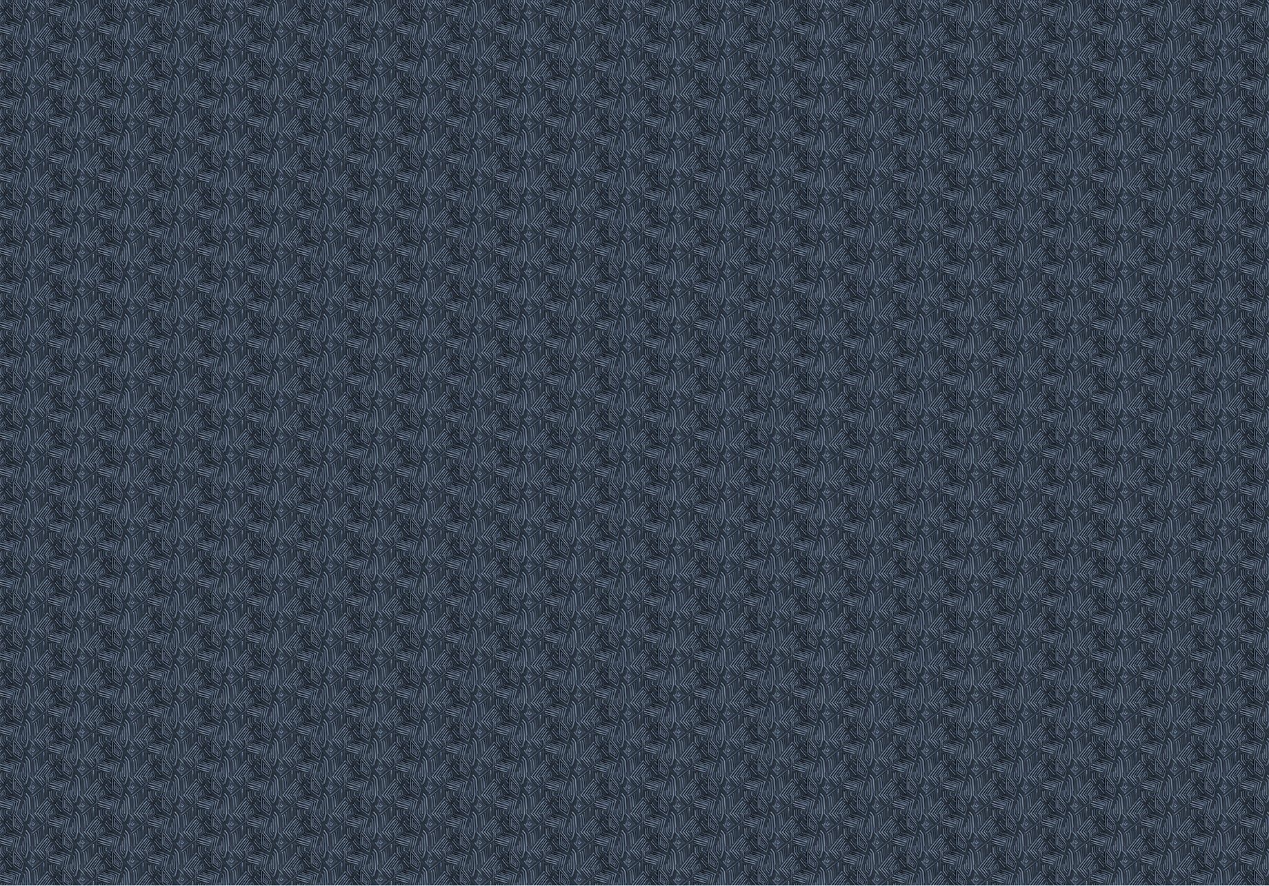 Dark blue geometric pattern