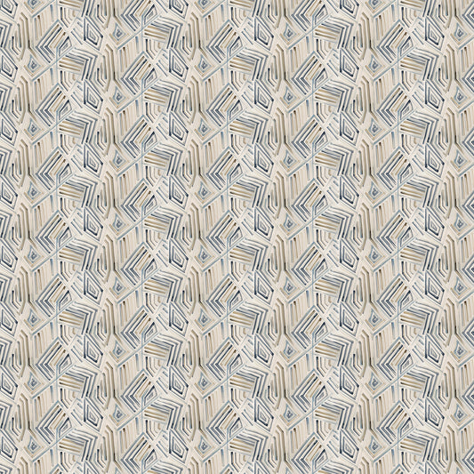 Blue and grey textured fabric