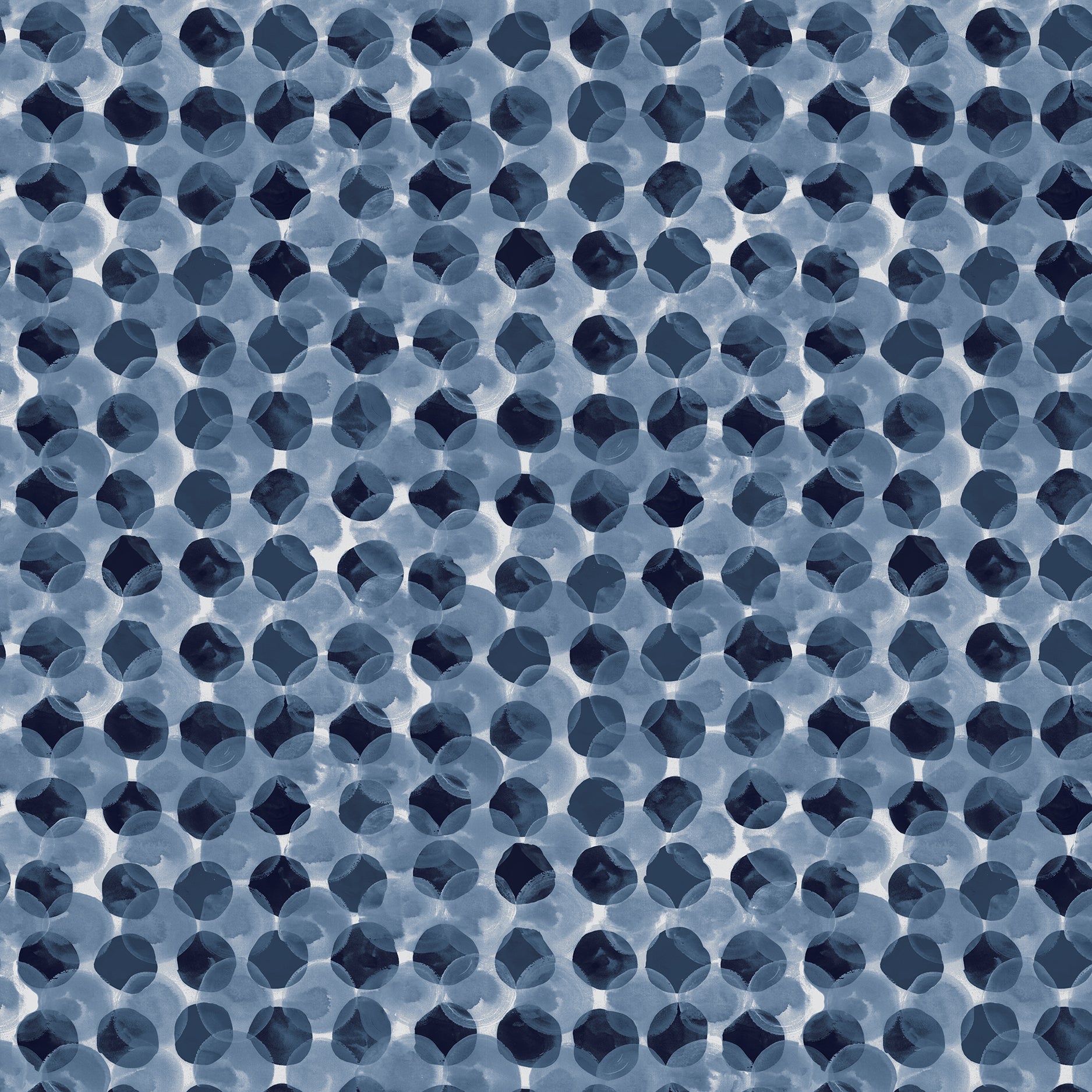 dotted blue fabric