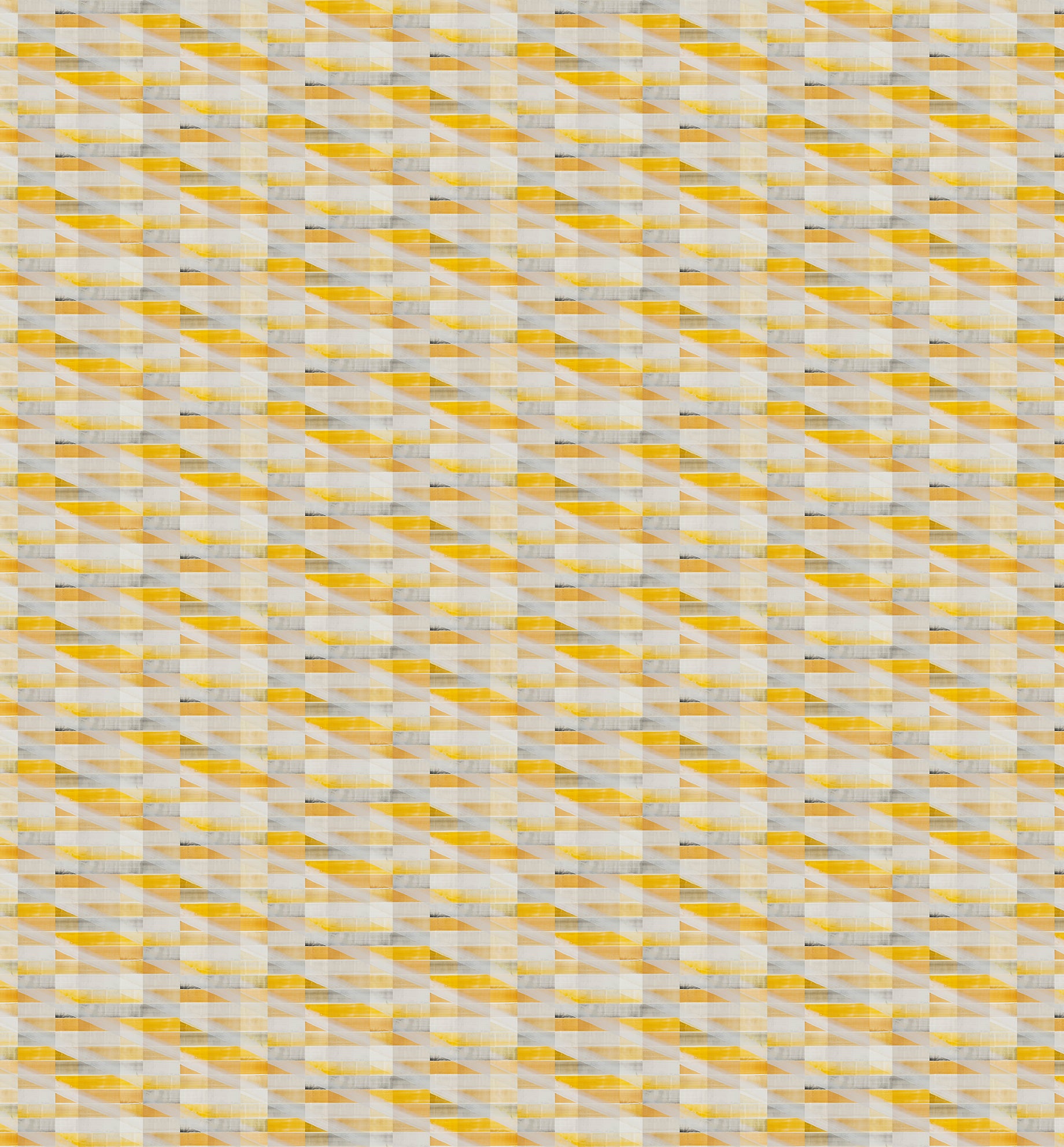 Patterned fabric with yellow and gray zigzag design
