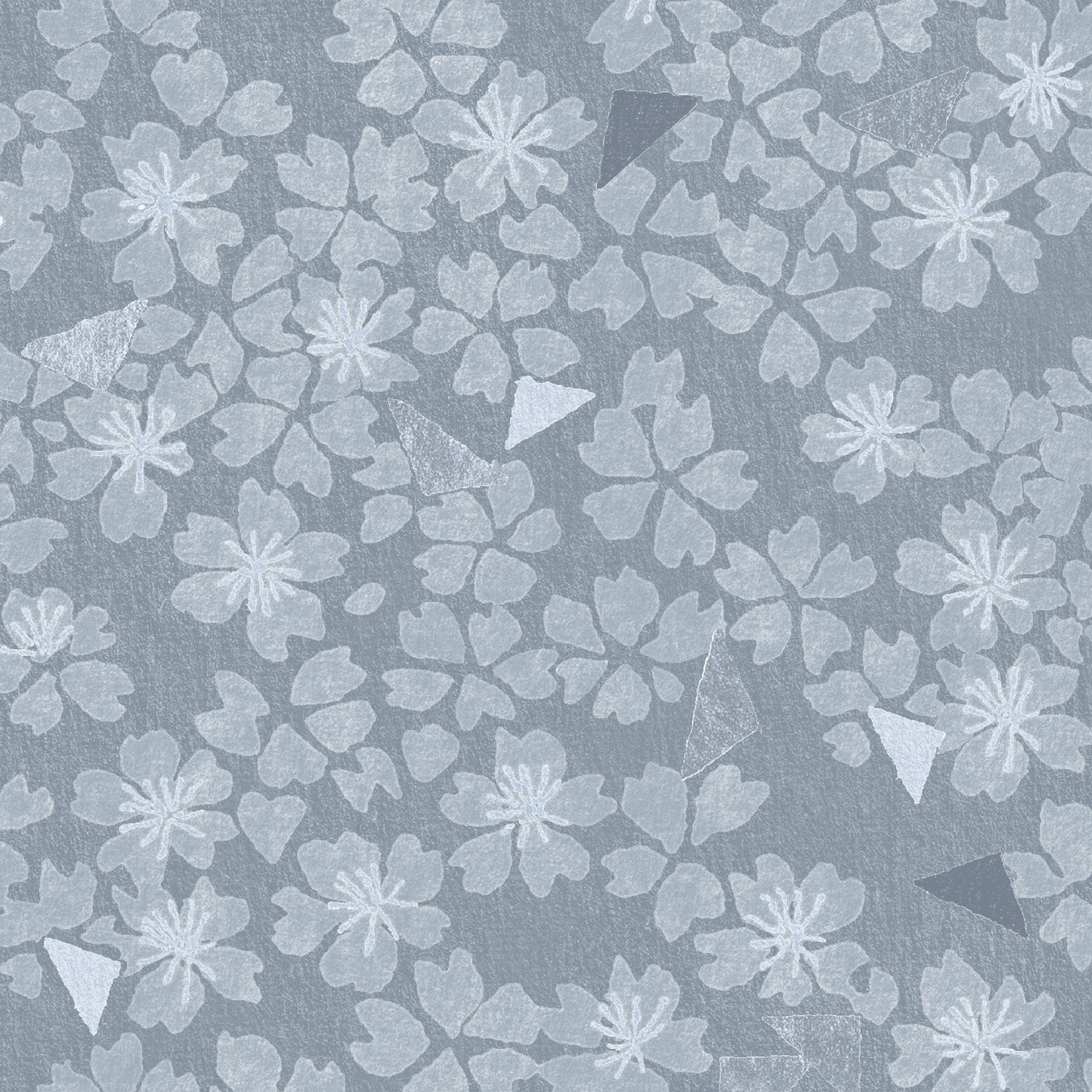 Floral pattern on a light blue background