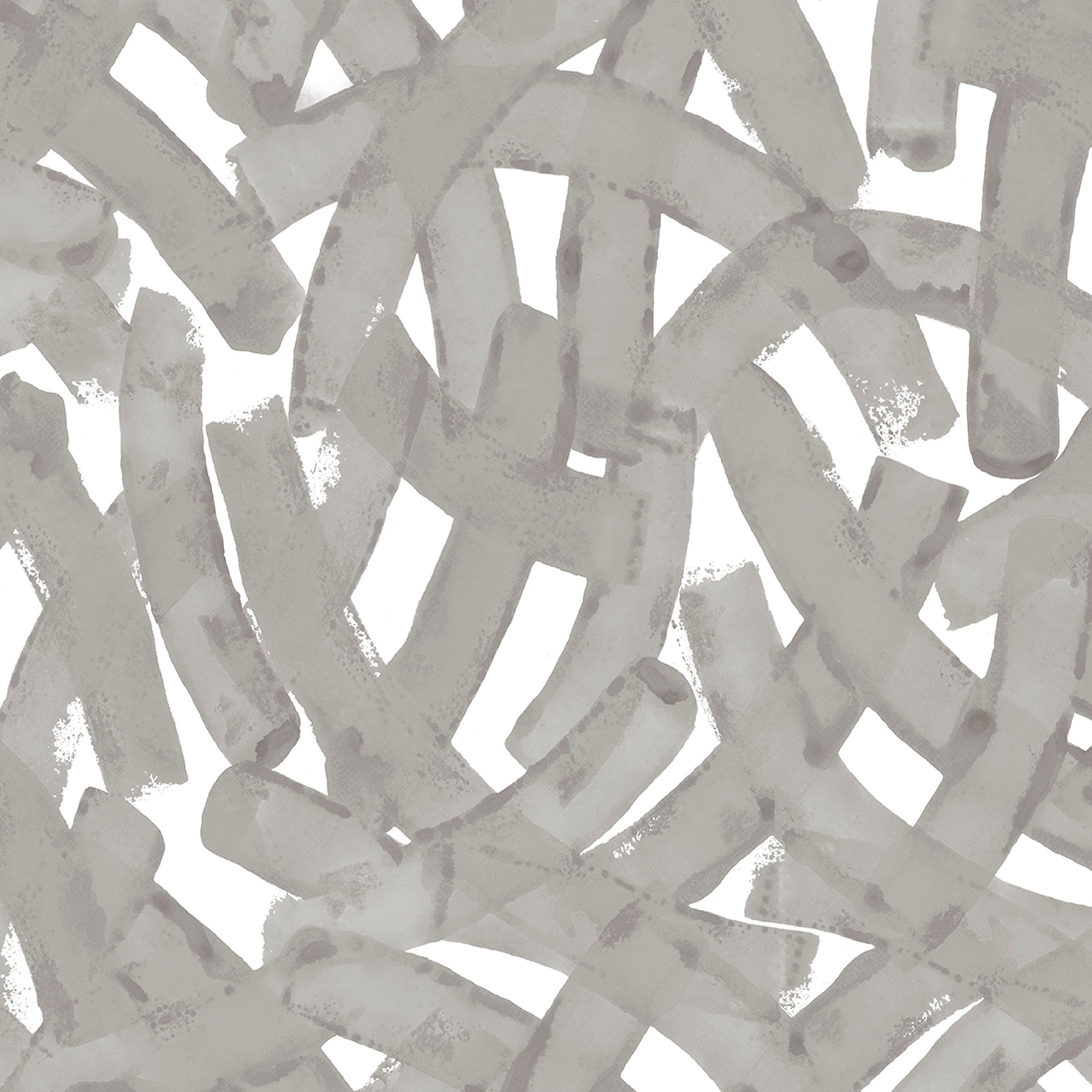 Pattern of gray abstract shapes on a white background