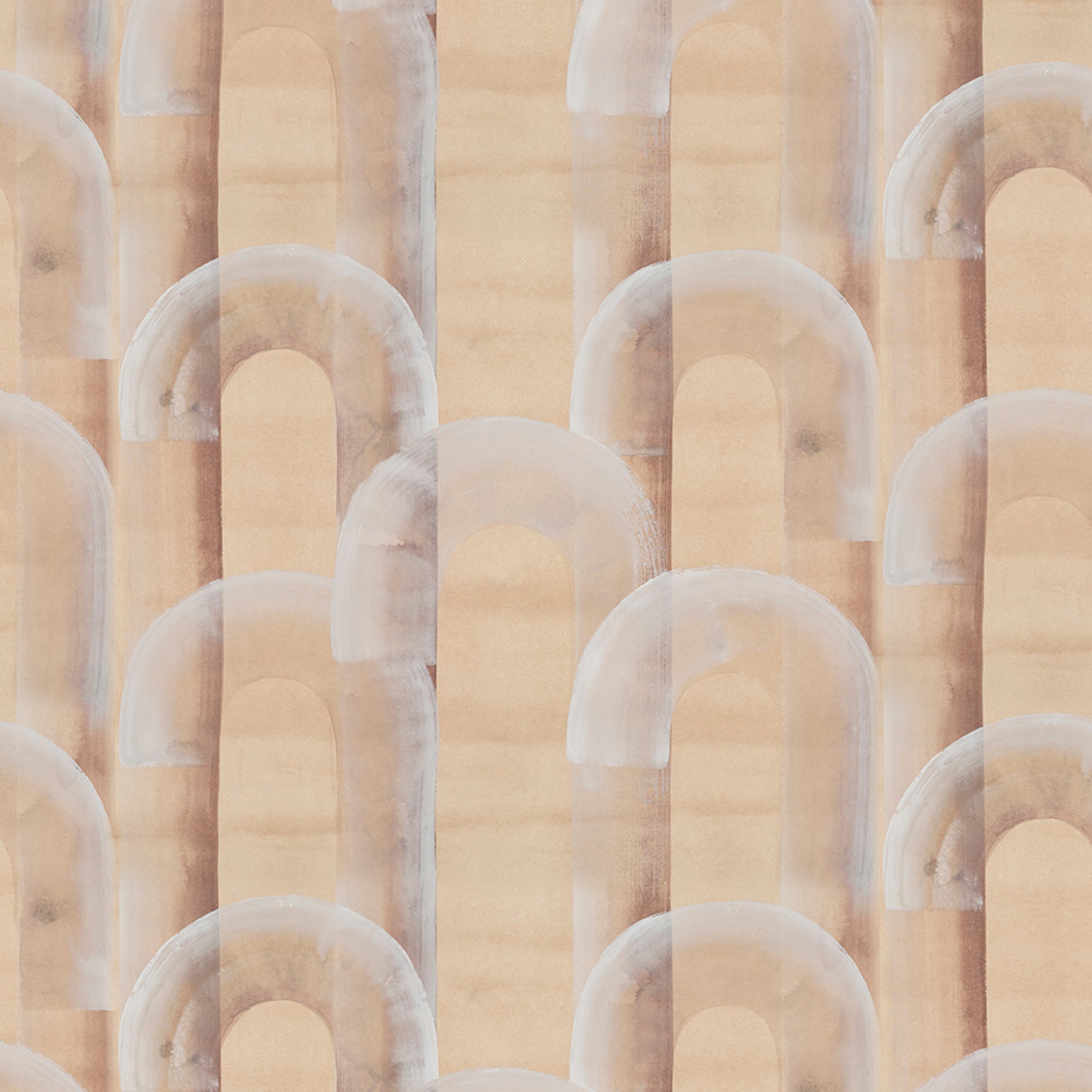 Pattern of beige arches with a soft focus effect