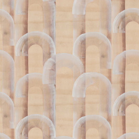 Pattern of beige arches with a soft focus effect