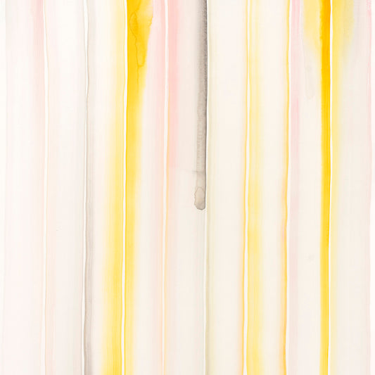Striped pattern with yellow and pink vertical stripes on a white background