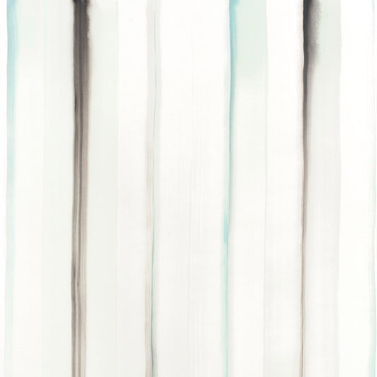 Pale aqua and brown stripes on a white background